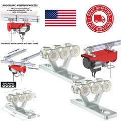 Reliable Electric Hoist Trolley 6 Wheel Design Easy Installation for Workspaces
