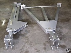 Aluminum Portable Adjustable Gantry Crane 3TON FREE BUSINESS SHIPPING
