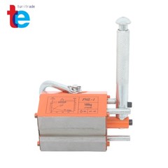 Magnetic Hoist 220 lbs/100 kg Capacity 2.5 Safety Factor Magnetic Lifter Orange