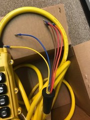 NEW, AFTER MARKET UNIT, COFFING BRAND PUSH BUTTON & CABLE ASSEMBLY, #PB300-16A