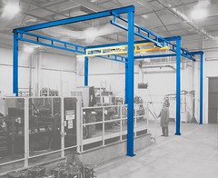 Gorbel Ergonomic 1/2 Ton Freestanding Crane System | Easy to Assemble