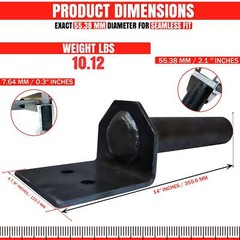 Hoist Hardware 621-6 Series Dump Bed Kit Saddles (Lower) Single Unit