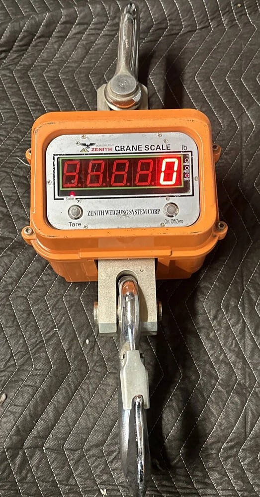 Zenith Heavy Duty Digital Crane Scale w/1″ LED Display