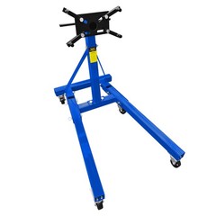 2000LBS Foldable Engine Stand Heavy Duty Motor Hoist Dolly w/360° Rotating Head