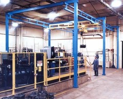 GORBEL WORKSTATION BRIDGE CRANE (AL) – 500 LB CAPACITY, GLCS-FS-500-10AL-23-10