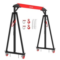 2 Ton 4400 LBS Capacity,Adjustable Gantry Crane Height Adjustable 97″ to 141″ US