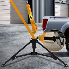 ⭐Hydraulic Hitch Mounted 360°Swivel Truck Bed Crane 1000LB for Lifting Heavy Mot
