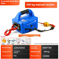 Portable Electric Hoist Wireless Remote Control Crane Portable Lifting Winch