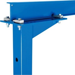 Global Industrial Adjustable Height Steel Gantry Crane 10’W x 7’6″-12’H 2000 Lb.