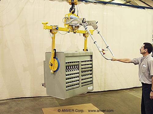 Anver E50M2-126SGMR 500 Lbs Electric Side Grip Vacuum Plate Lifter 115v 1 PH