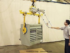 Anver E50M2-126SGMR 500 Lbs Electric Side Grip Vacuum Plate Lifter 115v 1 PH