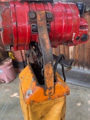 HD Air Hoist CHICAGO Pneumatic , Variable Speed 1100lb Capacity, 15′ chain