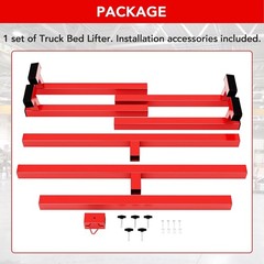 Truck Bed Lift 800LbsCapacity Heavy Duty Steel BoxLift forPickup Beds Adjustable