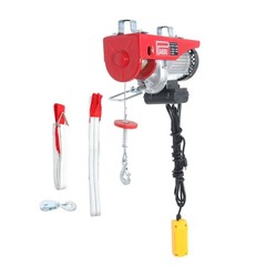 1320LBS Electric Winch 110V 1200W Mini Electric Hoist 14 FT Wired Remote Control