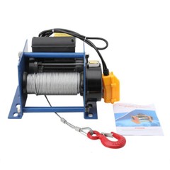 1000W Wire rope electric hoist 110v micro electric winch set 200-400 kg 30m new
