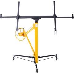 11′ Drywall Lift Panel Hoist Jack Lifter BLACK+YELLOW
