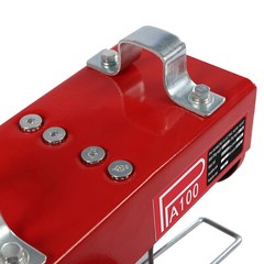 480W Electric Hoist Winch Lifting Crane 220lbs Red W/ Wired Remote Control