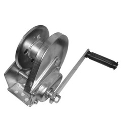 1200/1800/2600 lbs Manual Winches Bi-Directional Self-Locking Stainless Steel
