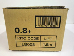 Kito Lever Block L5 LB008 1.5m x 0.8t Winch Hook for Crane Japan