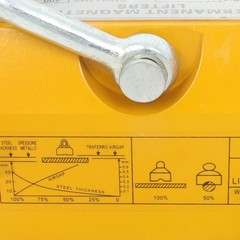 Magnetic Lifter Lifting Magnet 880lbs/400kg Pulling Capacity 2.5 Safety Factor