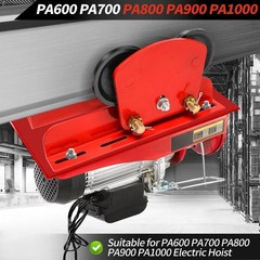 Manual Trolley 1Ton Heavy Duty 2200LBS Capacity for PA600 to PA1000 Hoist Pus…