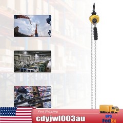 1/4 Ton Lever Block Chain Hoist Come Along Puller Ratchet Type 5FT Lift 550Lbs