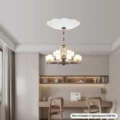150 kg/330lbs Chandelier Decorative Cover Ceiling Chandelier Hoist Lifter Cover