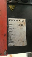 Konecranes CLX10C 04 2200 5 2 Ton Heavy Duty Electric Chain Hoist 3Ph 460V