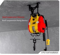 Electric Hoist Adjustable Speed Household Lifting Machine Wire Rope Fast Hoist