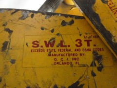 General Clamp SWL 3T 3ton Hoist Beam Clamp