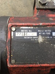 INGERSOLL-RAND ARO 1/4 TON (550 Lb) PNEUMATIC AIR CHAIN HOIST 7718E