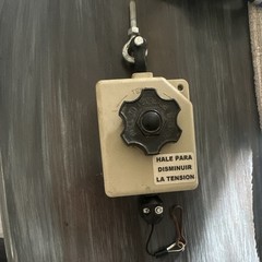 Tension Adjustment Control Box w/ Hanging Hook, Warning Label, Adjustment Knob
