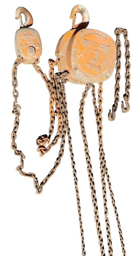 Budgit 3-Ton Manual Chain Fall Block Hoist **SALE**.
