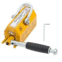 Magnetic Lifter 440lbs Lifting Capacity 2.5 Safety Factor Yellow Magnetic Crane