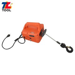 1100lbs 1500W 3in1 Portable Electric Hoist Winch Wire & Wireless Remote Control