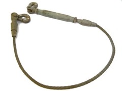 Industrial Style Dual Ended Cable Hanger – Braided Heavy Wire Hooks Part