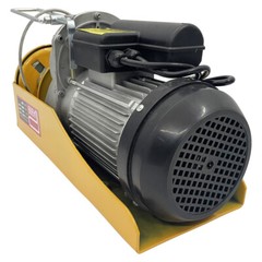 220V 1800W Multi-function Electric Hoist Mini Wire Rope Winch Steel Wire Block