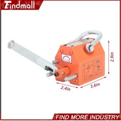 Findmall Magnetic Lifter 220 lbs/100 kg Pulling Capacity 2.5 Safety Factor Hoist