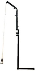 Portable Rack Jack II Hitch-Mounted Game Hoist, Black – 360 Degree Swiveling