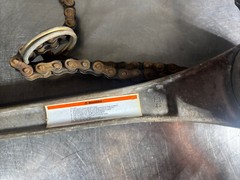 A.B. Chance 3/4 Ton Ratchet Link Chain Hoist. Will Need 2nd Hook Installed. ID 1