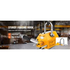 100KG 220LBS Steel Magnetic Lifter Heavy Duty Crane Hoist Lifting Magnet