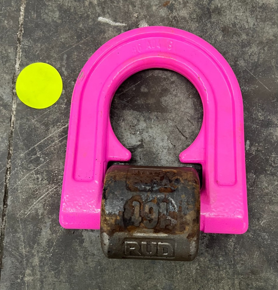 ROD CHAIN HOIST RING BG A04 B1 W/WELD ON 16 TON WEIGHT STEEL