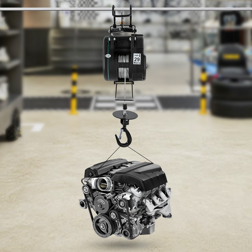 1800W 110V Electric Hoist with Wired Control Electric Chandelier Hoist LES-S500