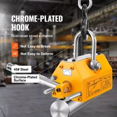 Steel Magnetic Lifter Heavy Duty Crane Hoist Lifting Magnet 100KG 220LBS
