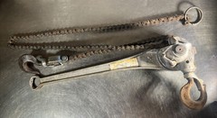 A.B. Chance 3/4 Ton Ratchet Link Chain Hoist. Item ID 2