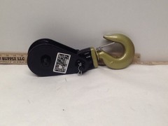 Block Tailboard 4Ton Wire Rope Sheave Tow Shackle Clevis Tree Sling Swivel Hook