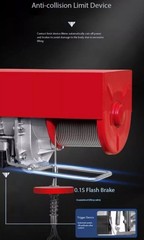 220V Mini Electric Hoist for Home Renovation – Compact Lifting Winch