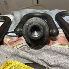 ADB Heavy Duty Hoist Ring 31325 Rated 10,000lbs Req Torque 230 Ft lbs