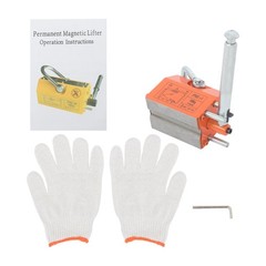 220 Lbs Orange Magnetic Lifter Lifting Magnet 2.5 Safety Factor Neodymium Hoist