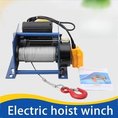 Winches Small Wire Rope Electric Fast Crane / Lifting Lowering Traction